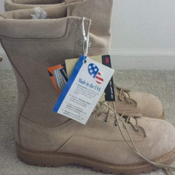Belleville Army Combat Boots Size Men's 12.5 W Labeled - Picture 1 of 6